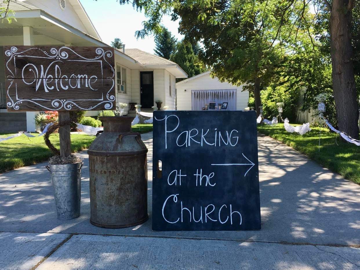 A-Frame Double Sided Chalk Board