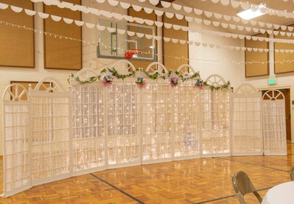 White French Door Backdrop