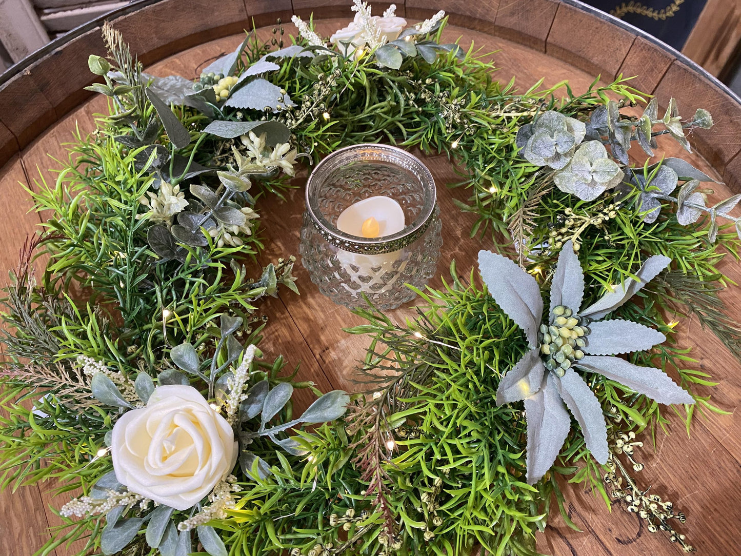 Twinkling Greenery Ring