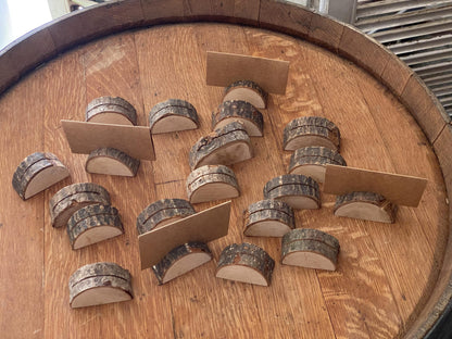 Rustic Wood Place Holders