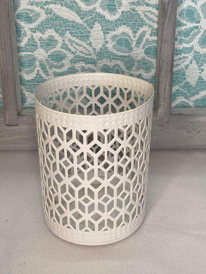 Cream Decorative Candle Holder