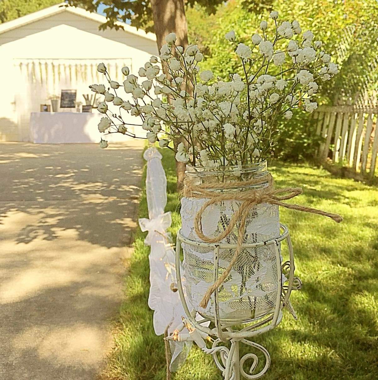 Cream Lawn Ornaments