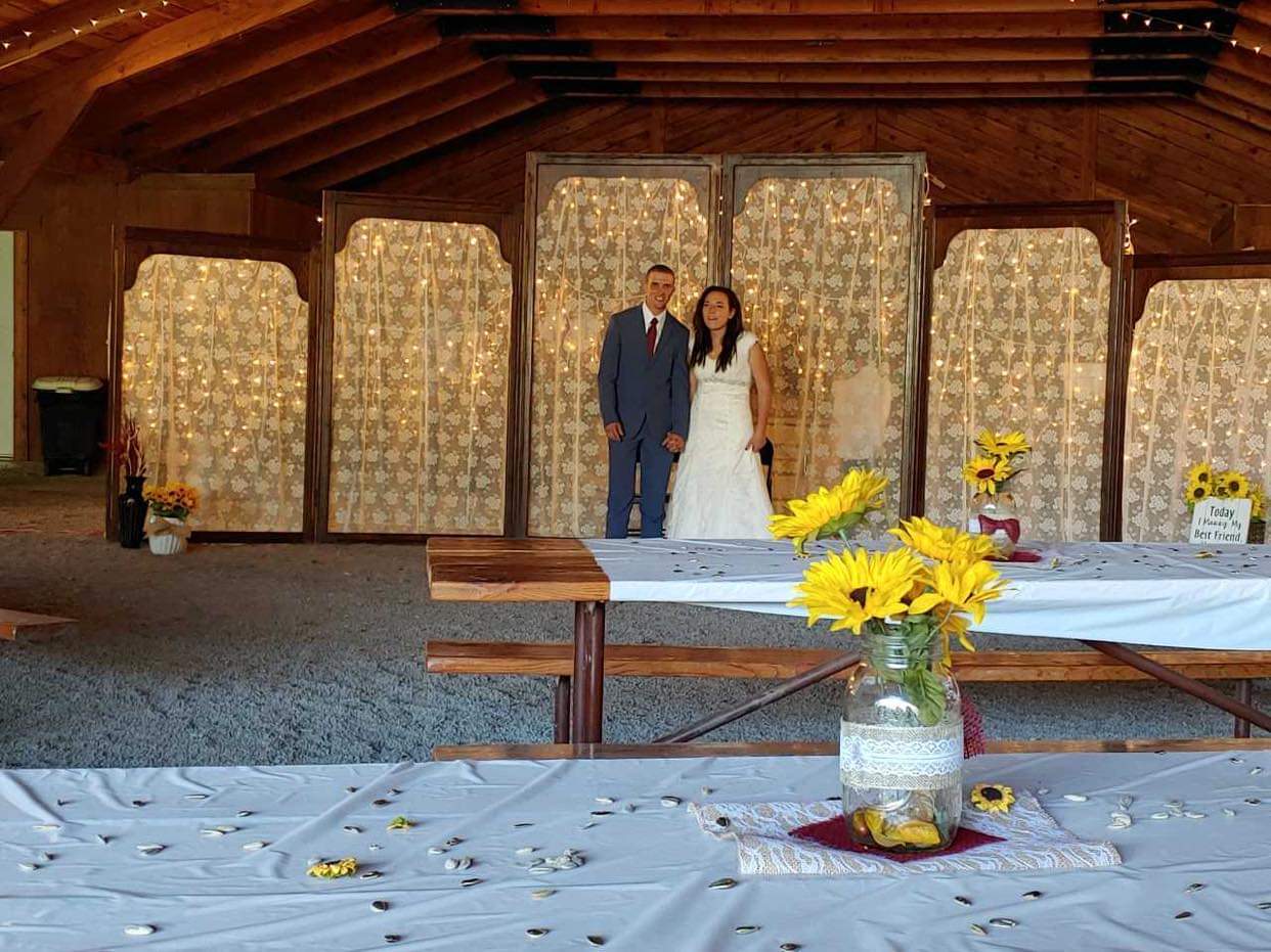 Wood and Lace Backdrop