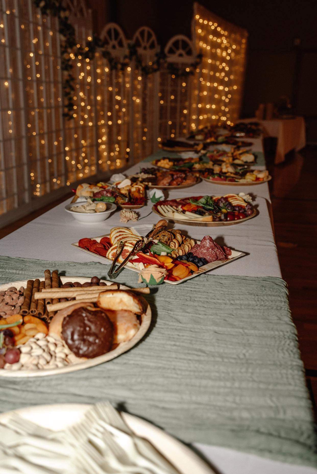 White French Door Backdrop
