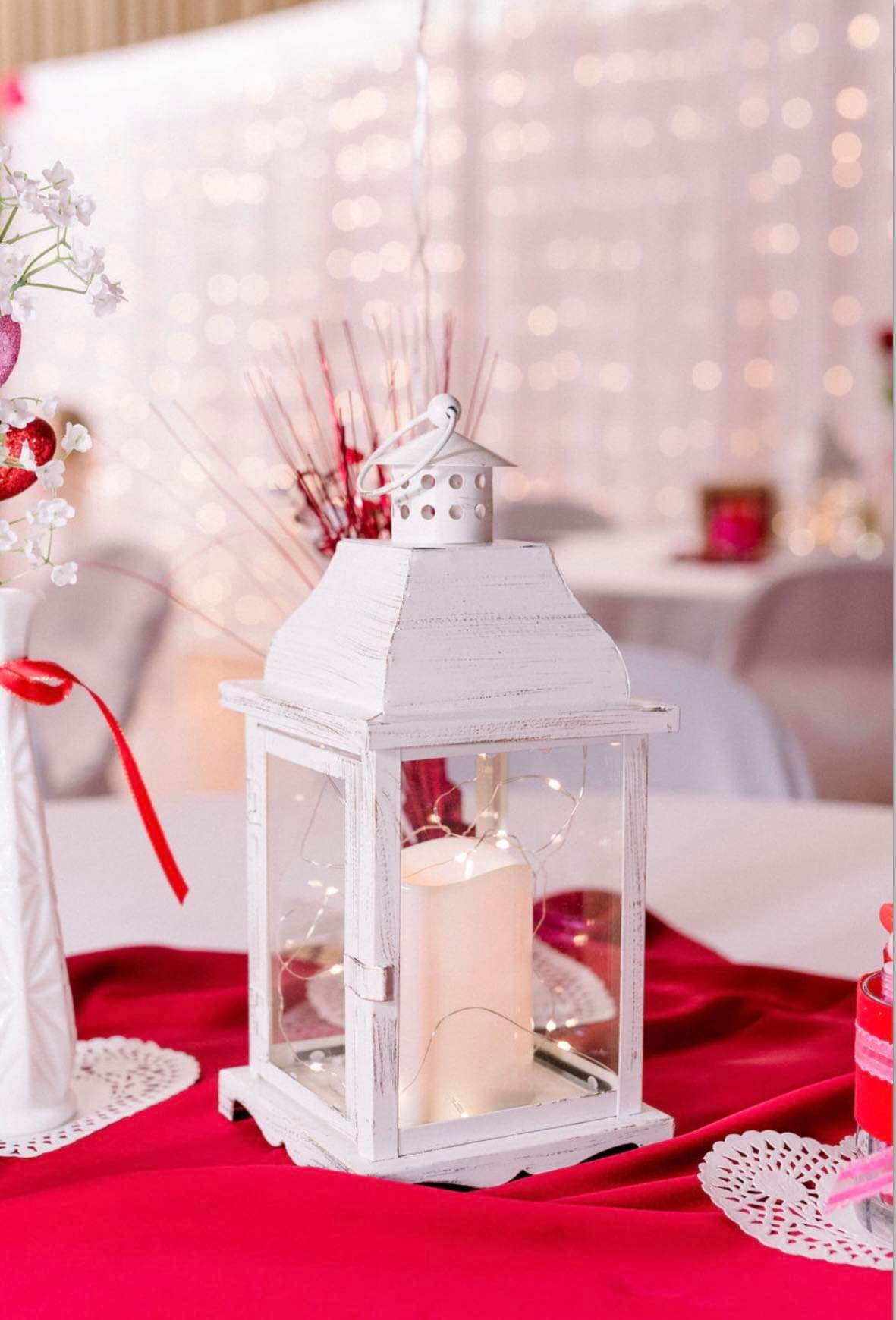 White Fairy Light Lantern