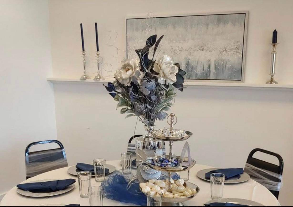 Silver 3-Tier Dessert Stand