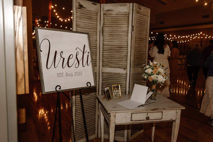 Tri-fold Shabby Shutter Screen