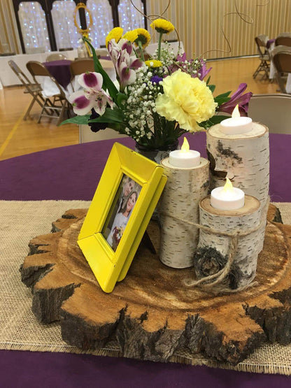 Birch Candle Holders