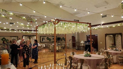 Lighted Wisteria Canopy