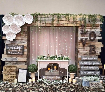 Rustic Barn Wood Arch