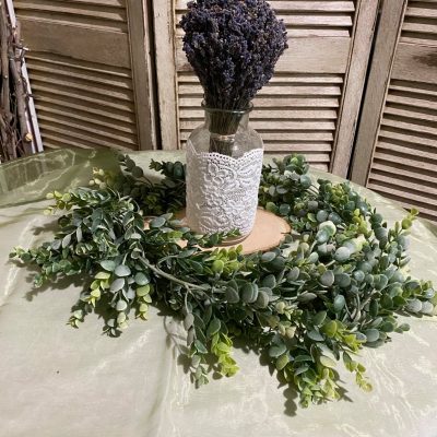 Sheer Sage Green Table Toppers