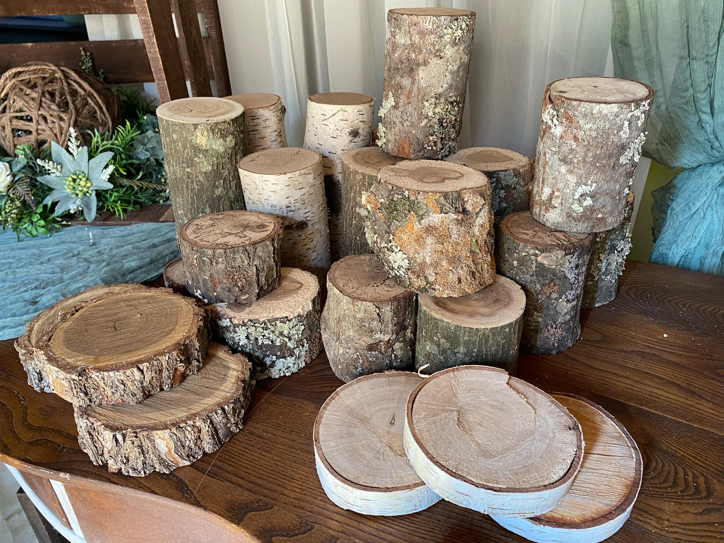 Small Wood Stump Set