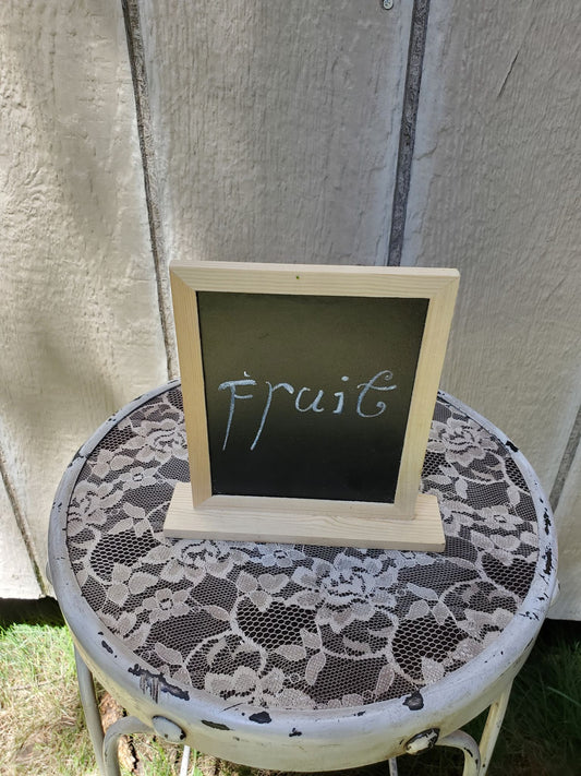 Table Chalk board sign