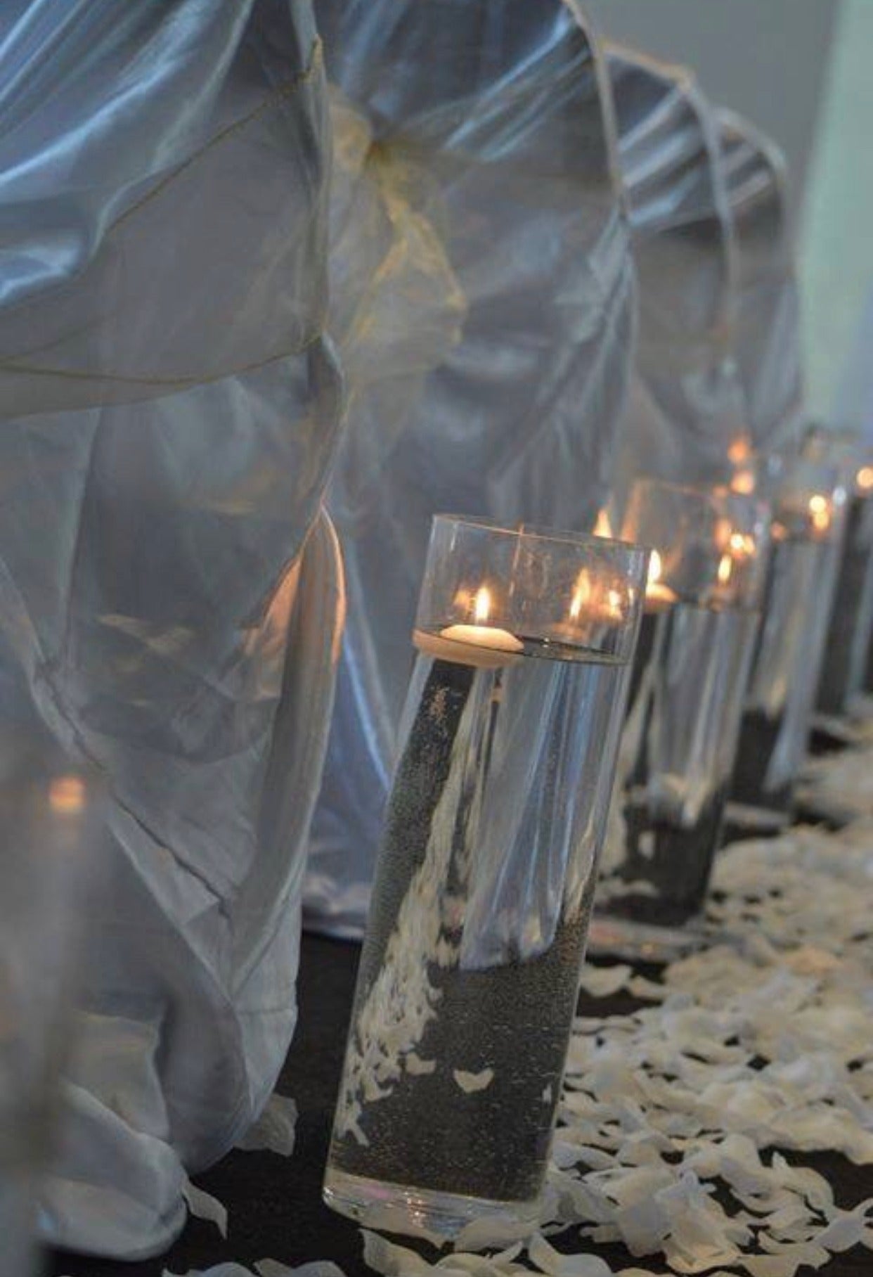 Thick Glass Cylinder Vase