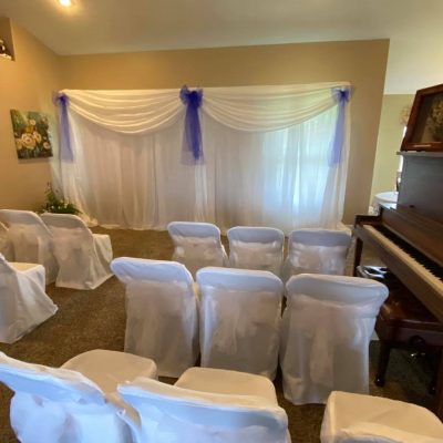 Traditional Swag Backdrop