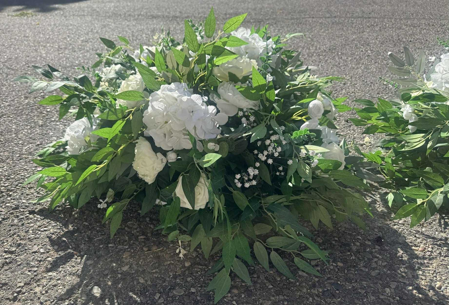 Wine Barrel Floral Centerpiece