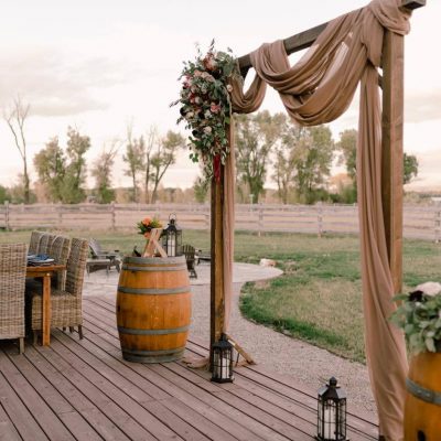 Wooden Wedding Arch