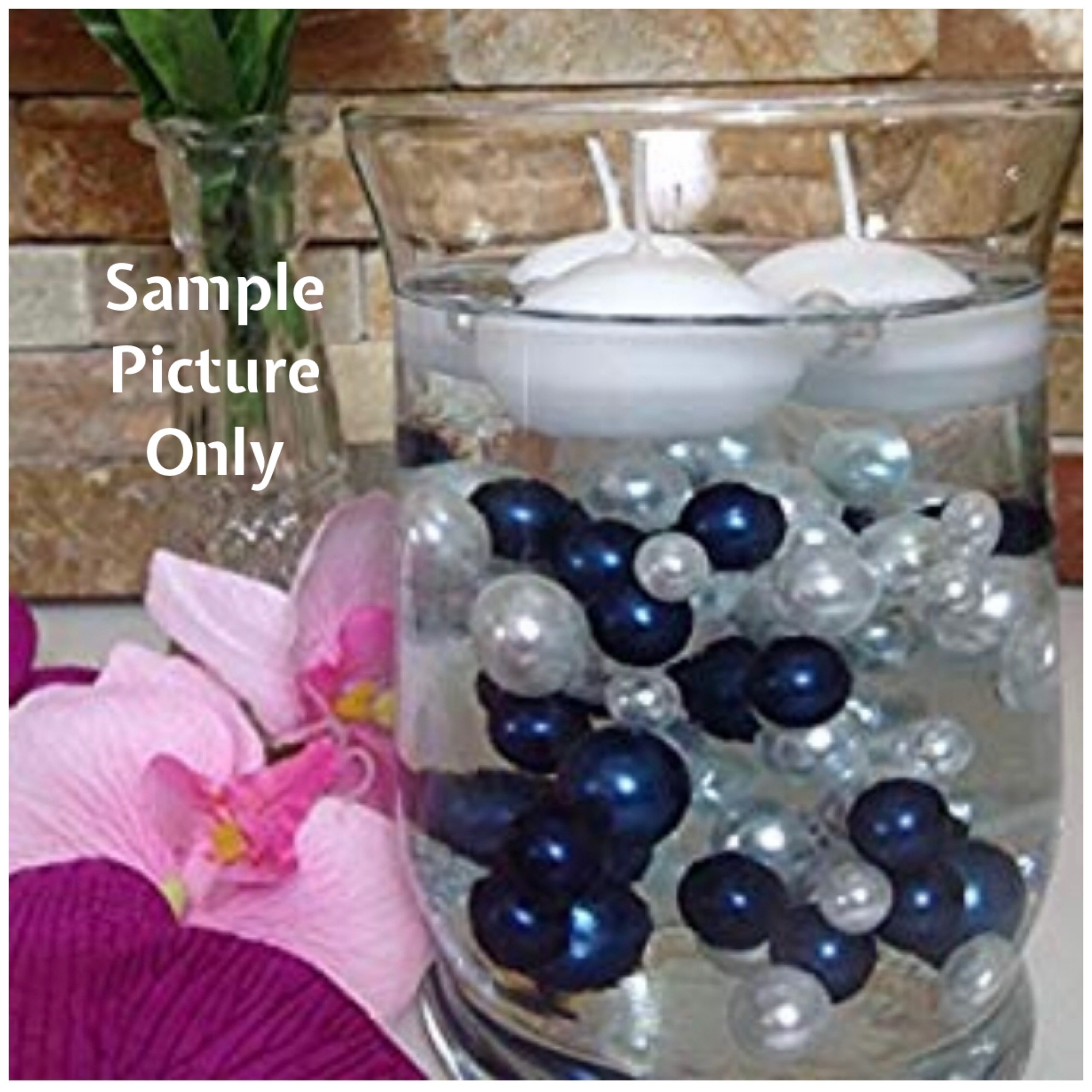 Floating Pearl Vase Rigby Wedding Rentals