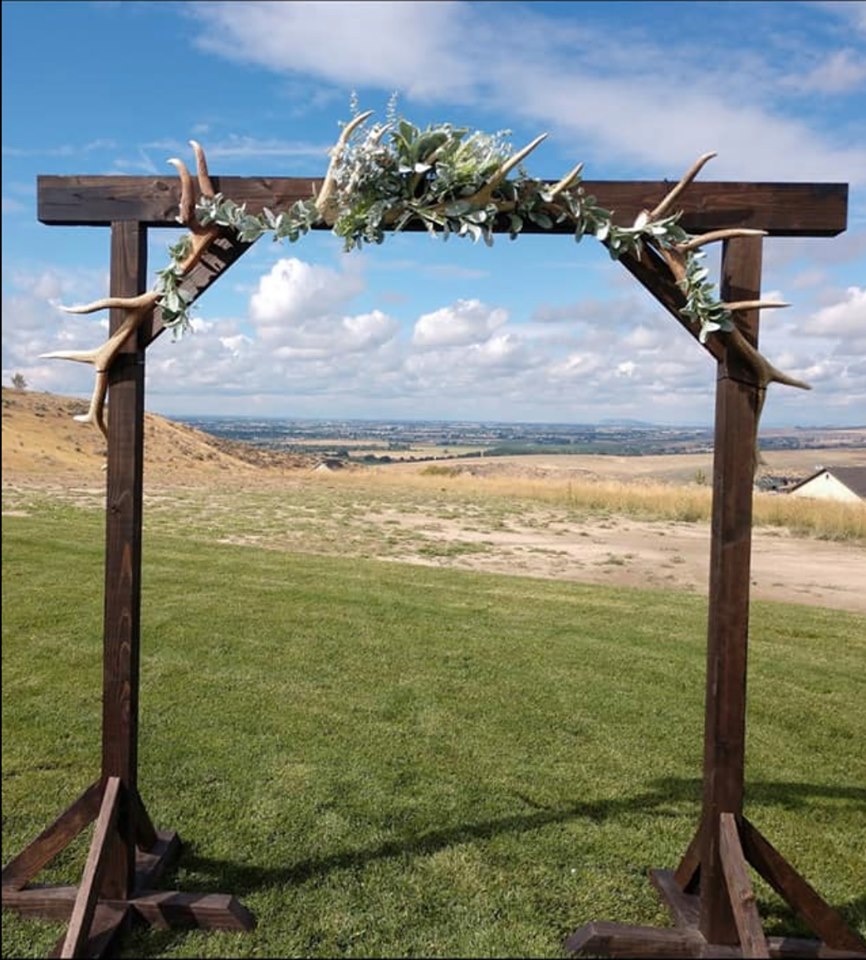 Trendy Wooden Arch - Rigby Wedding Rentals