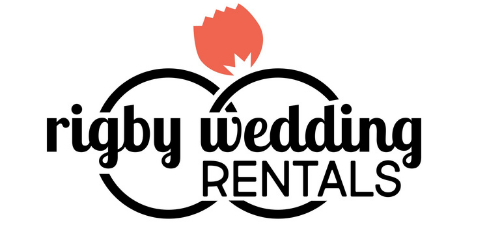 logo rigby wedding rentals