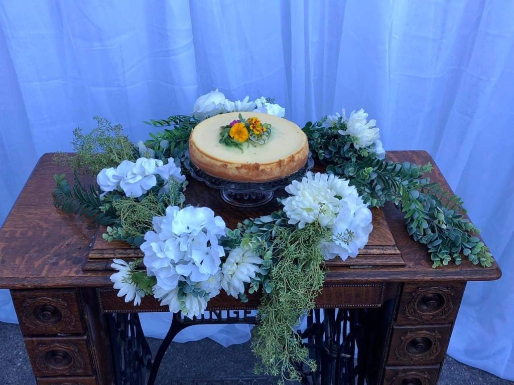 Floral Table Wreath Rigby Wedding Rentals