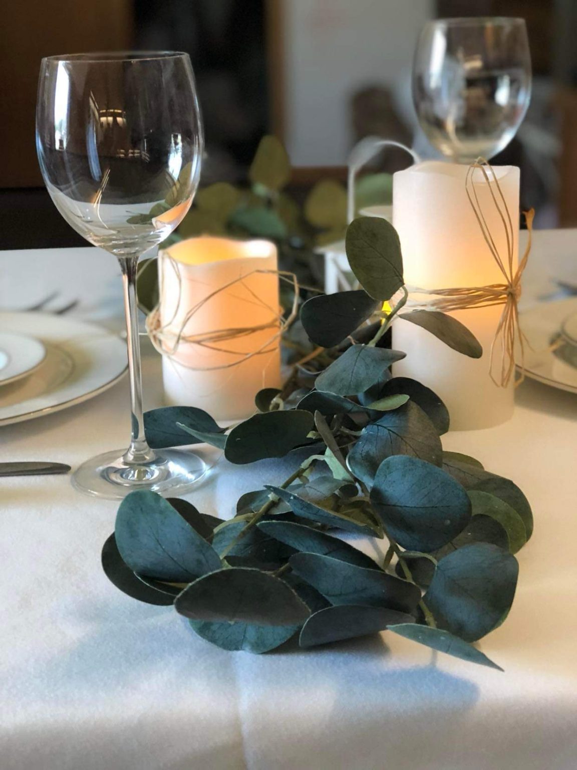 Small Flameless LED Pillar Candle Rigby Wedding Rentals