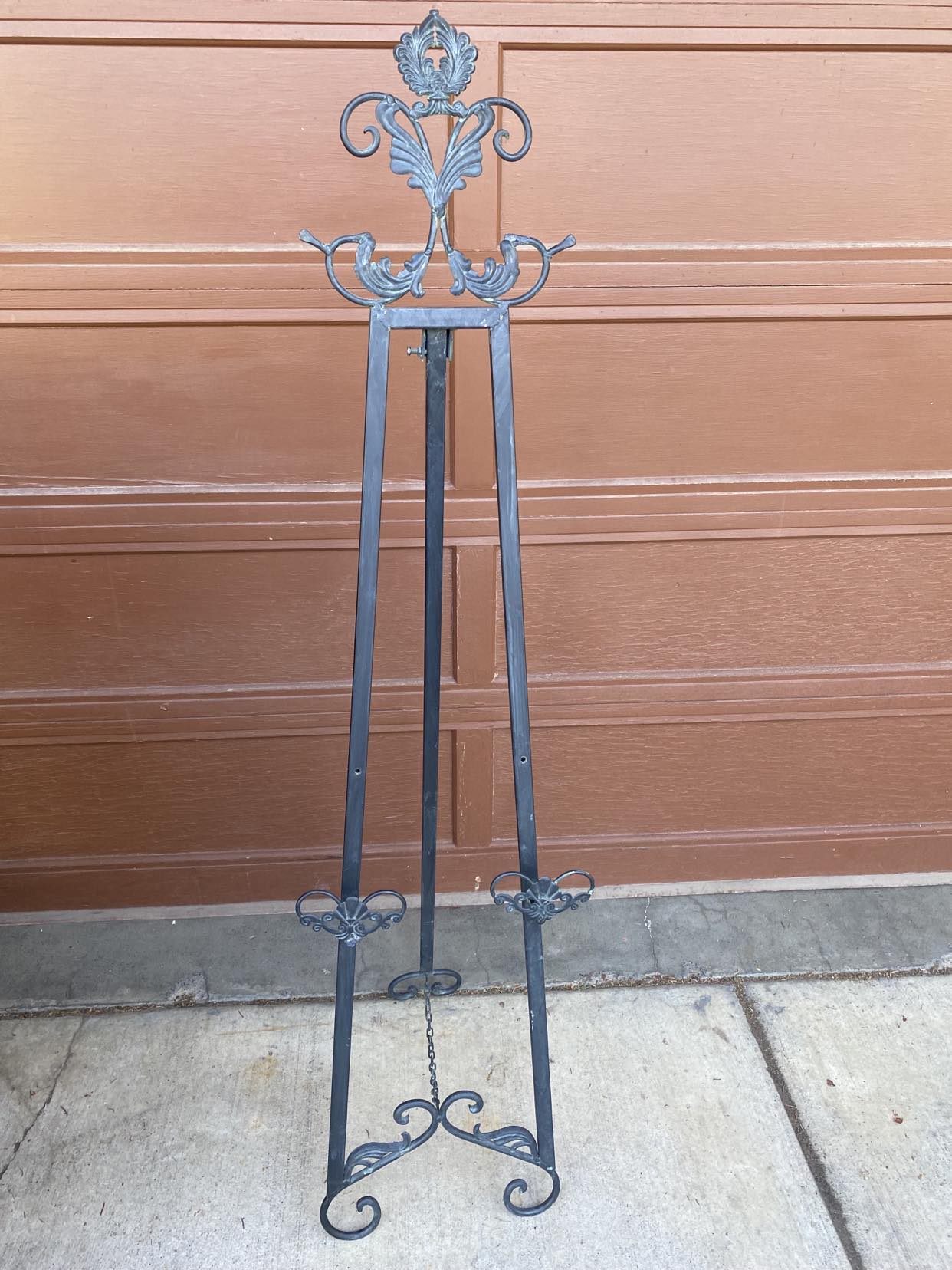 Antique Black Floor Easel