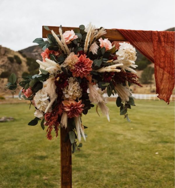 Fall Wedding Floral Swag