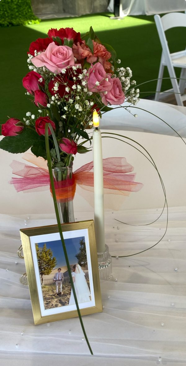 Clear Glass Candlestick Holder - Image 3