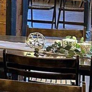 Gold Geometric Centerpiece