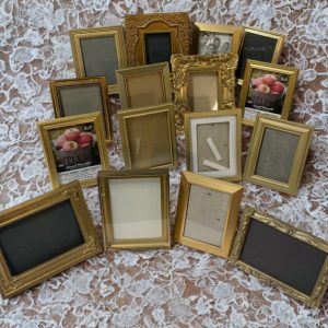 Antique Gold Mixed Picture Frames