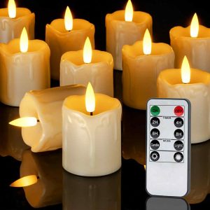 Ivory Flameless Votive Candle